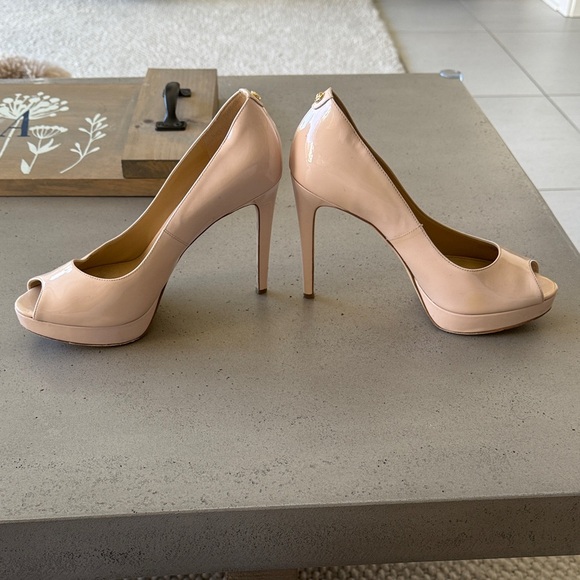 Michael Kors Blush Peep-Toe Heels - Picture 6 of 6